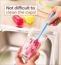Not difficult to clean the cups!